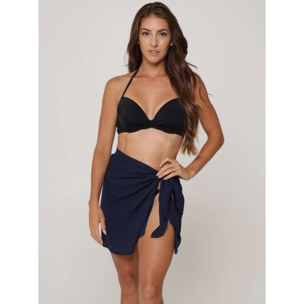 NWT J Valdi Short‎ Sarong Navy